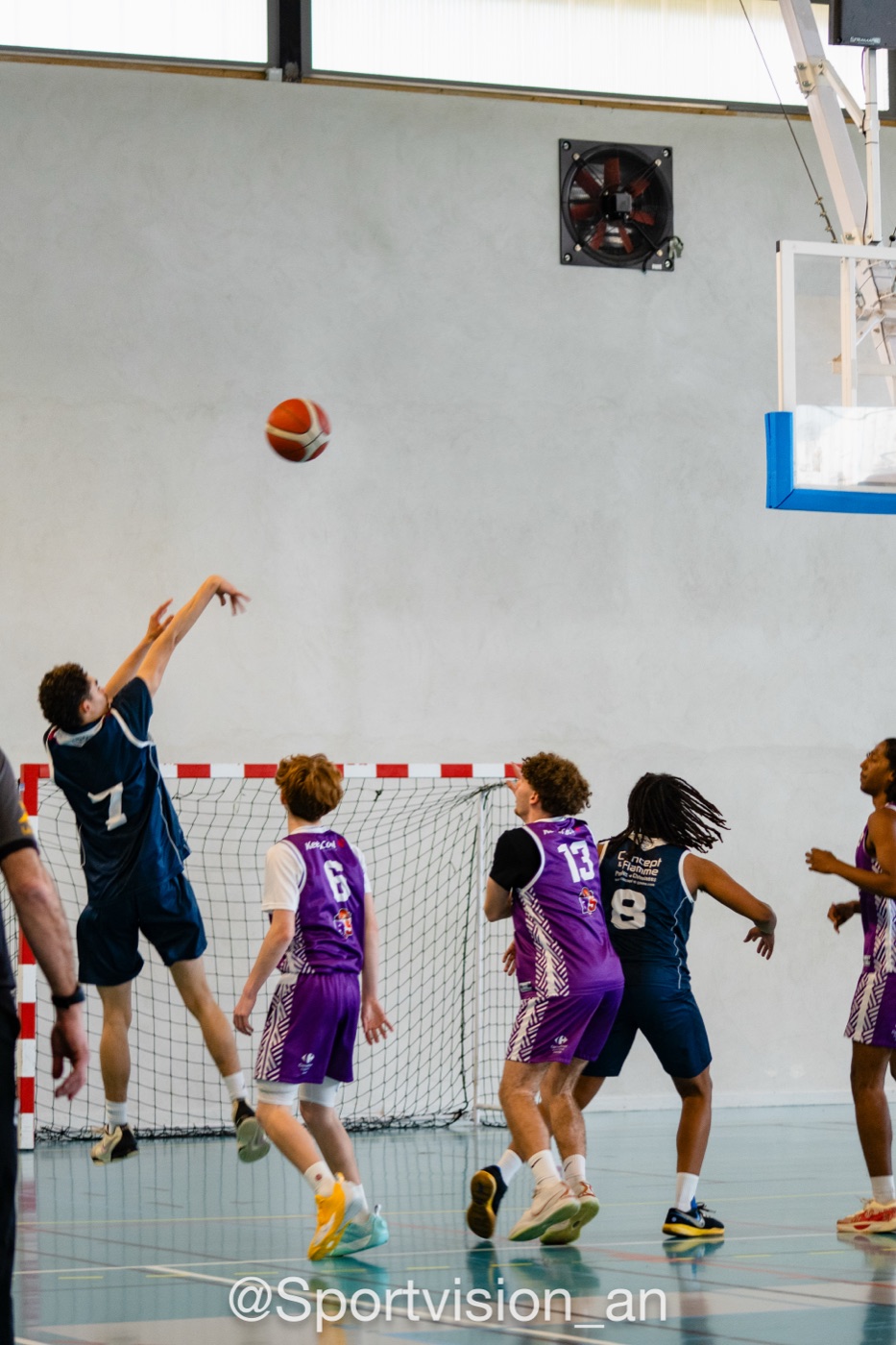 Action de jeu — Basket — captation match