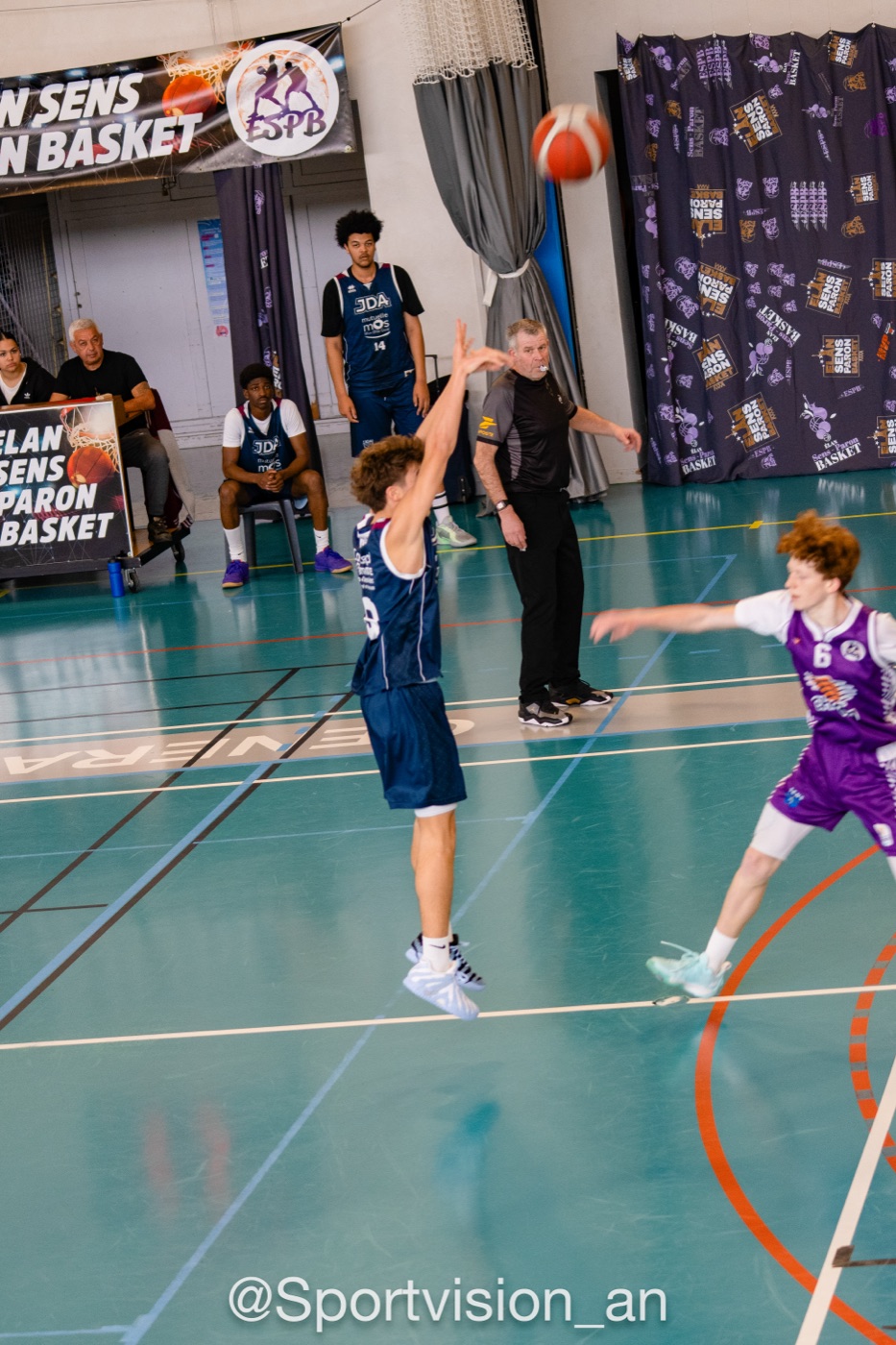 Tir en suspension — Basket — captation match