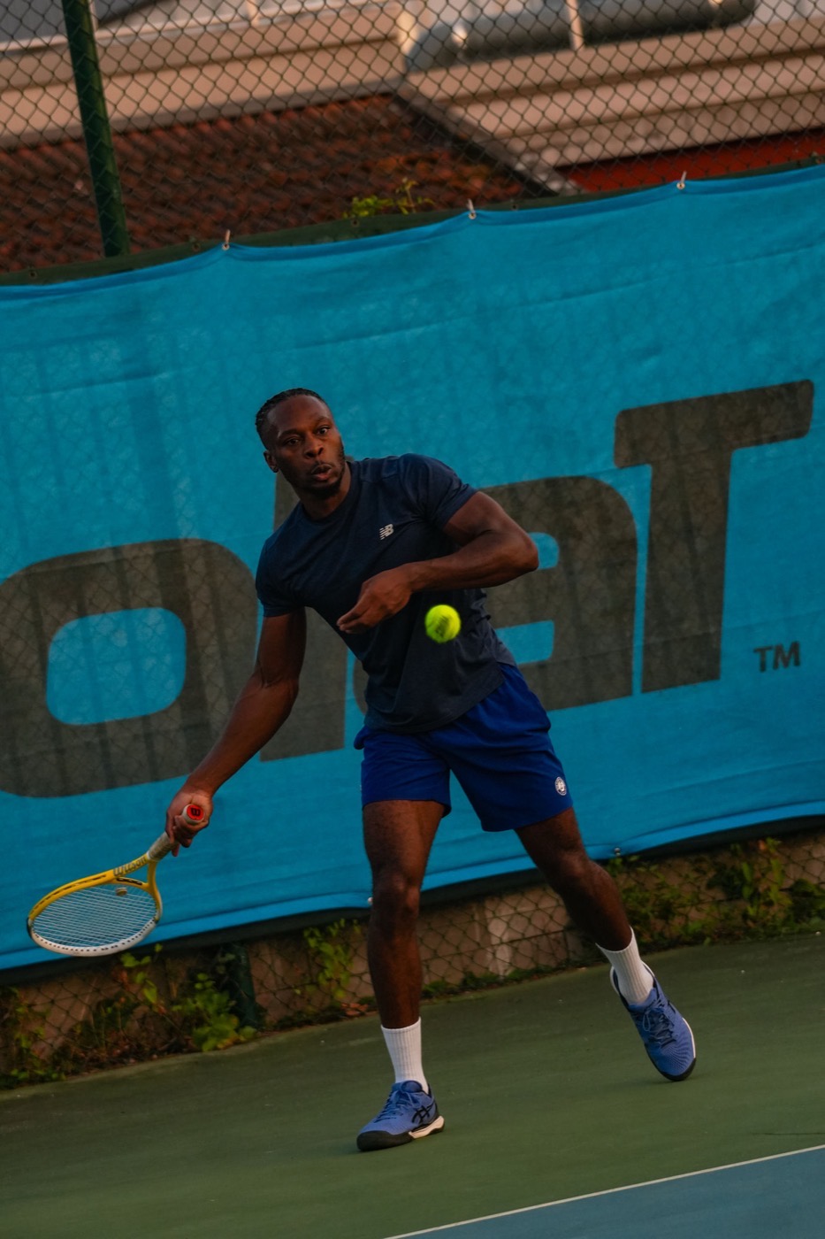 Concentration — Tennis — avant l'échange